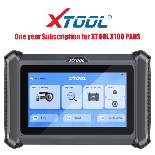 XTOOL X100 PADS One Year Update Service(Only Update Subscription)