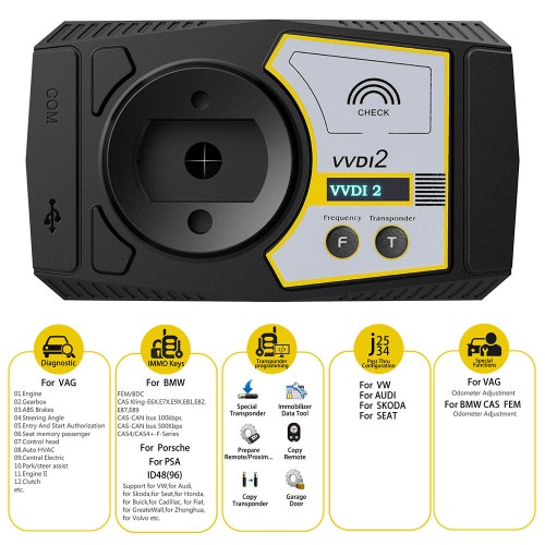 Second Hand Xhorse VVDI2 Full Version Key Programmer 13 Software Activated