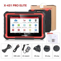 2024 EU Version Launch X431 PRO ELITE Auto Full System Car Diagnostic Tools CAN FD OBD2 Scanner With 37+ Reset Service Functions Better than X431 V